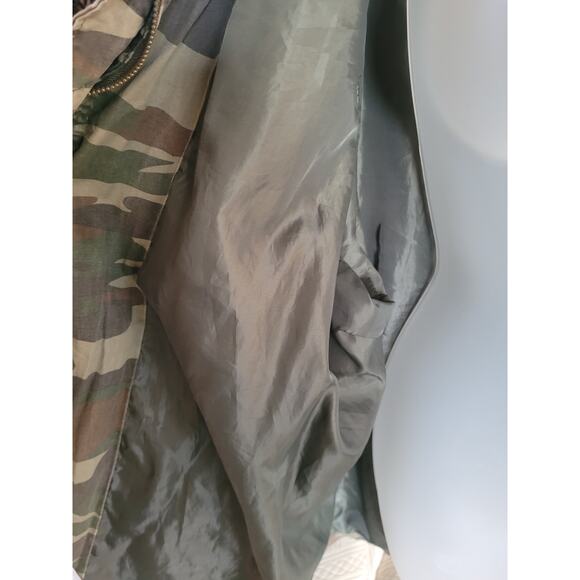 New Look Camo Jacket Zip/Snap Lined Drawstring Waist Sz 3X - Picture 8 of 10